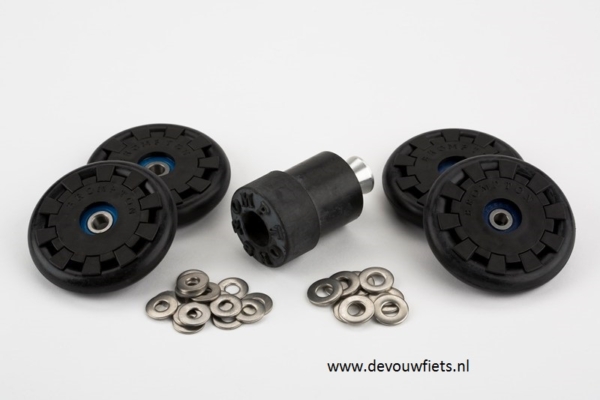 Brompton easy wheels geschikt voor oude drager M5 en M6