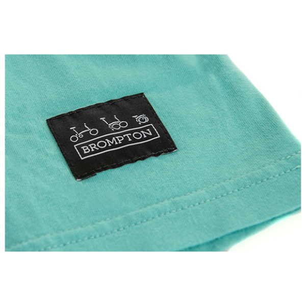 Brompton T shirt Turkisch green L - Afbeelding 3