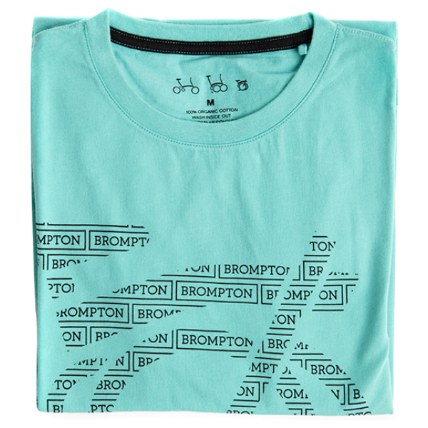 Brompton T shirt Turkisch green L - Afbeelding 2