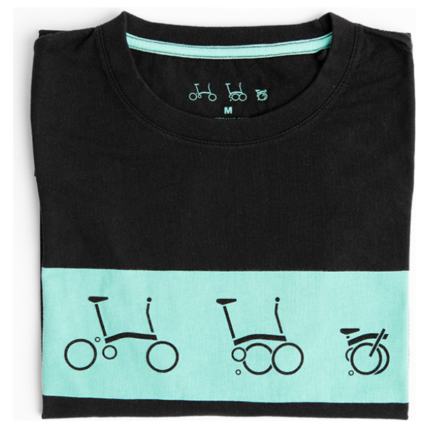 Bromptom brompton T Shirt Black green M - Afbeelding 2