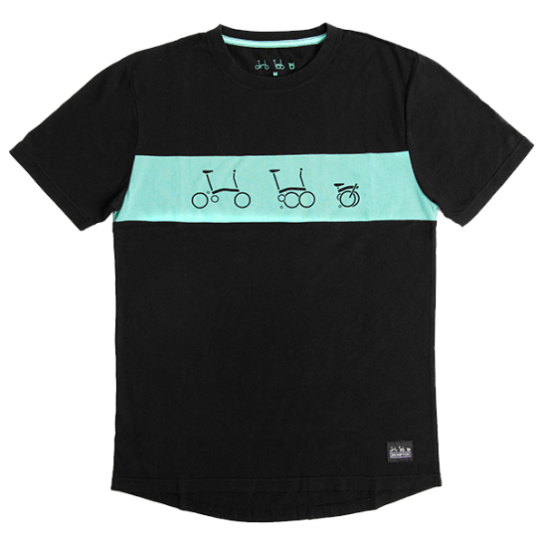 Bromptom brompton T Shirt Black green M