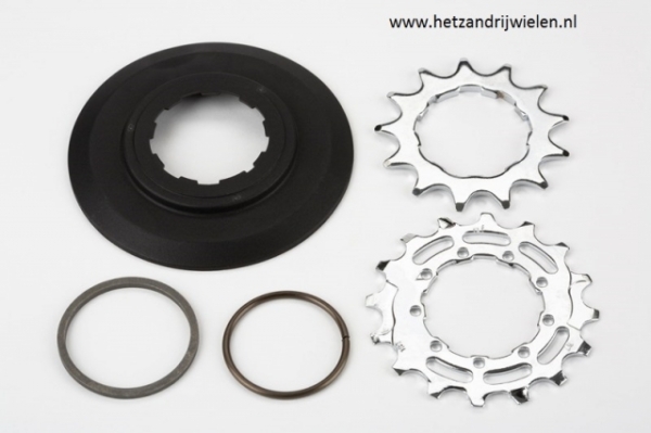 Brompton Tandwielset 13-16 9 spline 3/32