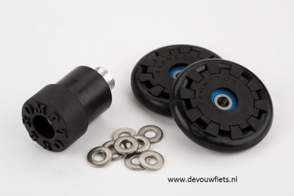 Brompton easywheels set voor drager achter oudere modellen M5