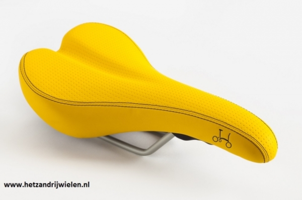 Brompton Zadel excl pentaclip geel