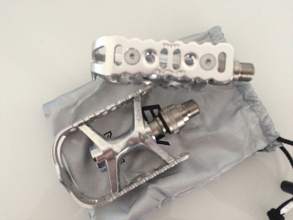 Mks Brompton Pedaal UB-LITE EZY afneembaar zilver - Afbeelding 2