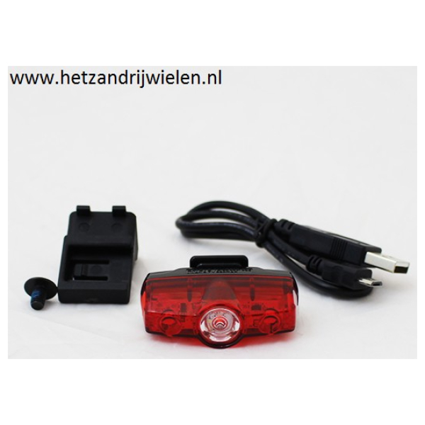 Brompton achterlicht voor onder zadel USB oplaadbaar - Afbeelding 2