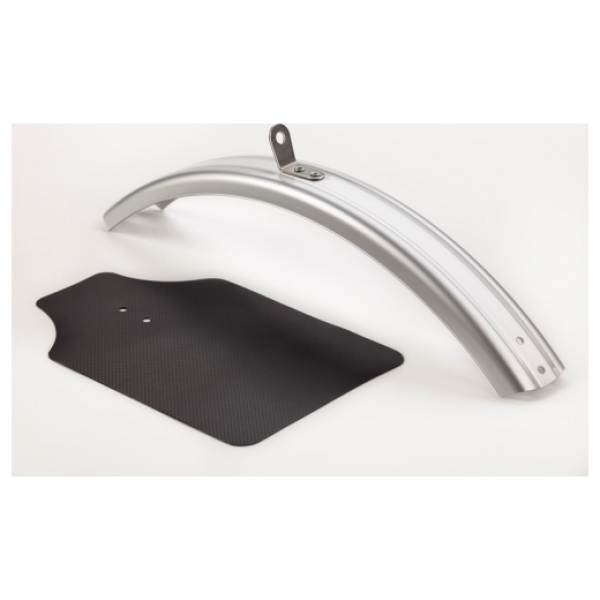 Brompton voor Spatbord met spatlap zilver