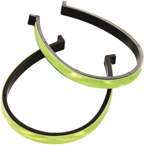 Xlc broekklem Trouser clips fluo yellow set Fluor Geel