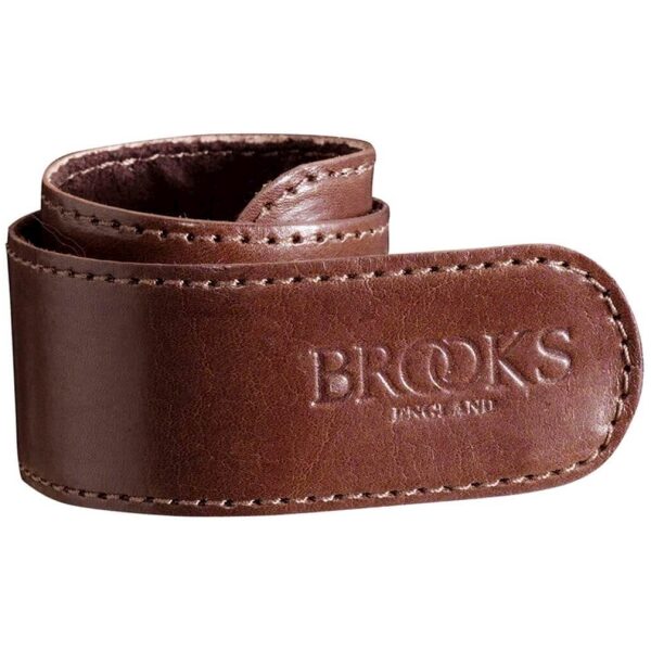Brooks broekklem leer a Brown