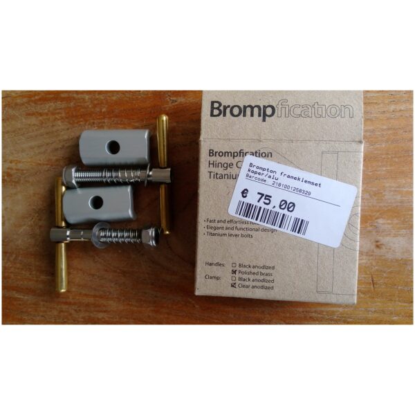 Brompfication Brompton frameklemset koper/alu