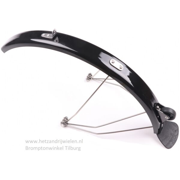 Brompton achterspatbord voorgemonteerd compleet black L versie