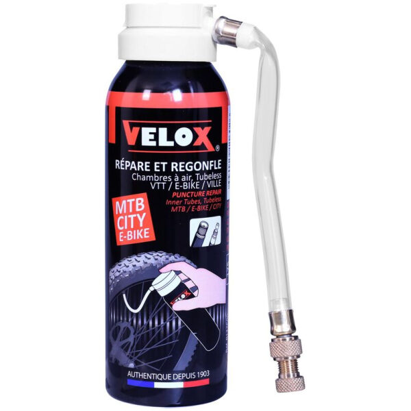 Velox tyre repair 125ml Zwart