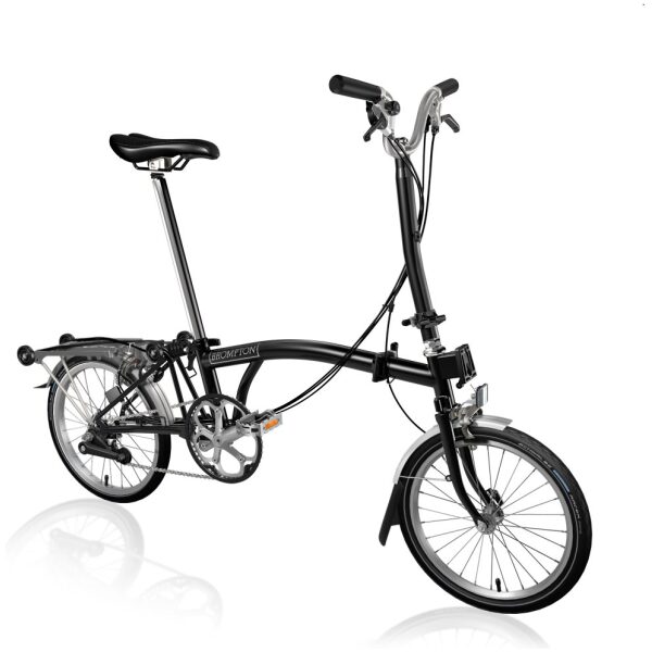Brompton C Line Explore High+RACK+SPT Black/Black