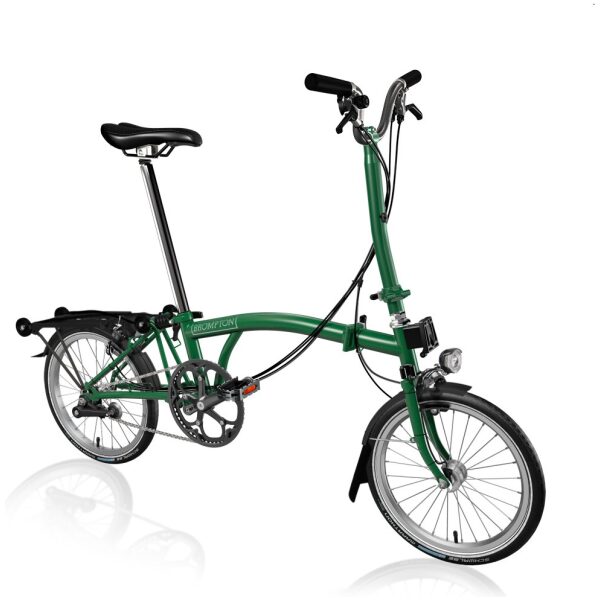 Brompton C Line Explore High+RACK+HDSV8+ZPX+Mar Racinggreen/Racinggreen/Black