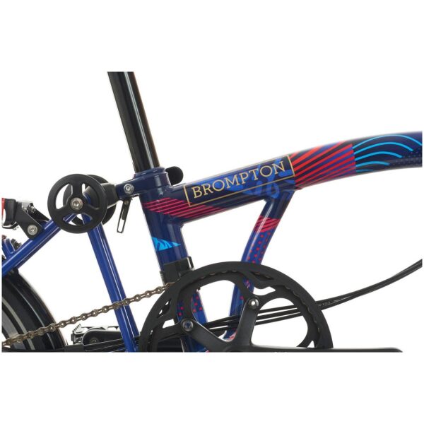 Brompton Paris Edition P line 12 speed Piccadilly Blue - Afbeelding 5