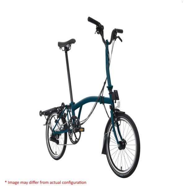 Brompton C Line High+RACK+SPT+BAT Ocean Blue - Afbeelding 3