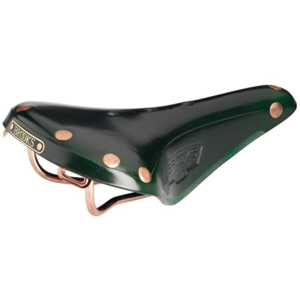 Brooks Brompton zadel B17 Uni koper zw Zwart